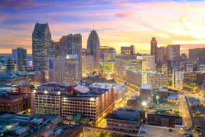 A picture of Detroit City, Michigan
