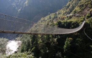 A picture of Ghasa Bridge, Nepal