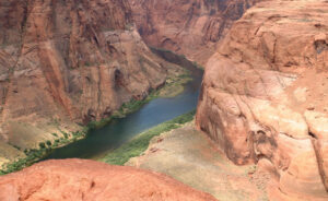 A picture of a section of  Colorado River